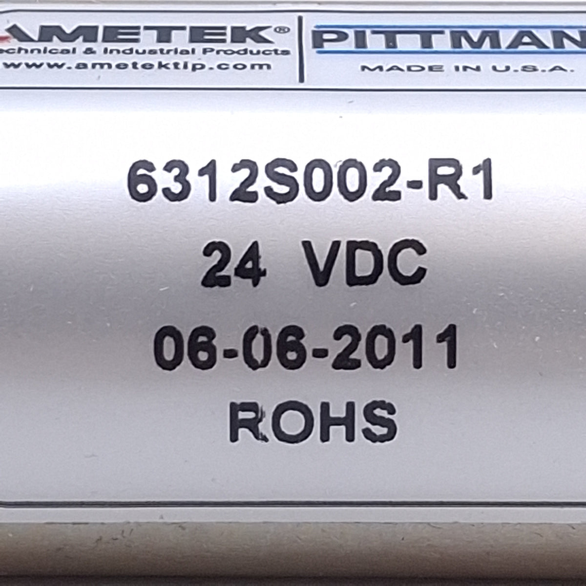 New Ametek 6313S002-R1 Brush Commutated DC Motor, 22mm, 24VDC, ø2.5mm Shaft