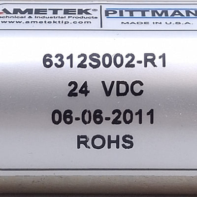 New Ametek 6313S002-R1 Brush Commutated DC Motor, 22mm, 24VDC, ø2.5mm Shaft