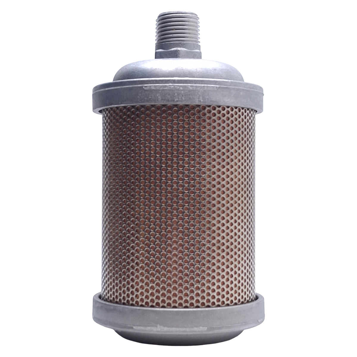 New Alwitco V05 0112005 Vacuum Pump Exhaust Muffler 1/2 NPT, ø3.15in x 6in, 150psi