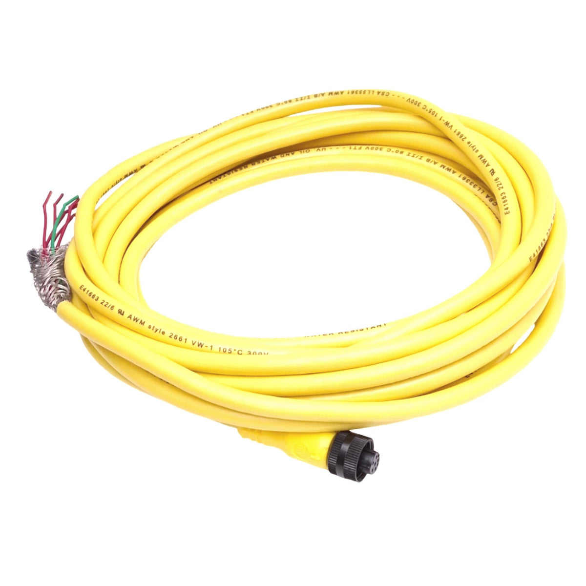 New Allen Bradley 889R-F6ECA-5 Cordset, 1/2in AC Micro 6-Pin Female, 5m Length