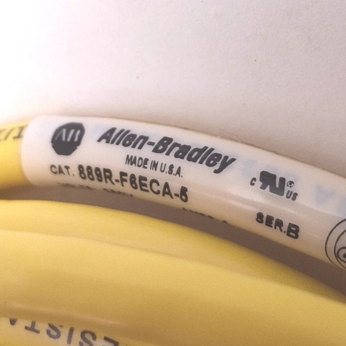 New Allen Bradley 889R-F6ECA-5 Cordset, 1/2in AC Micro 6-Pin Female, 5m Length