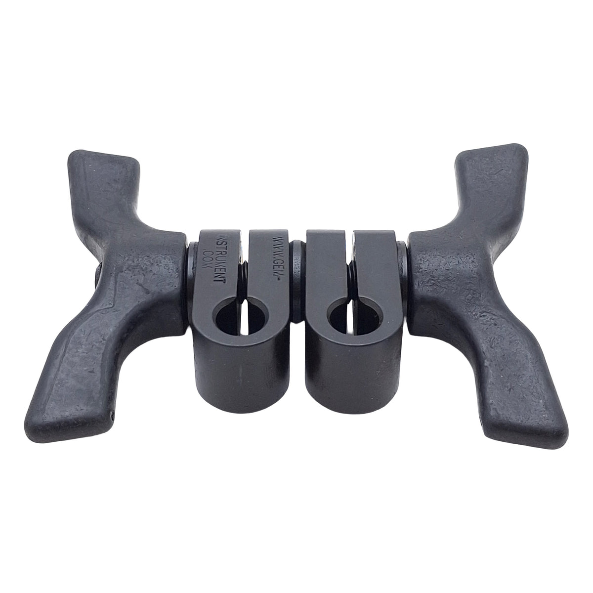 New – Open box Gem Instruments SHD-9 Heavy Duty Dual Handle Swivel Clamp, 3/8in x 3/8in