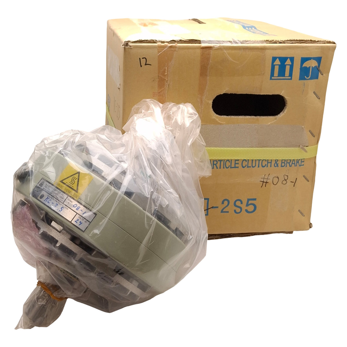New Placid KC-2.5 Magnetic Particle Clutch, 0.2~15lb-ft, 130-260W, 1800rpm, 24VDC