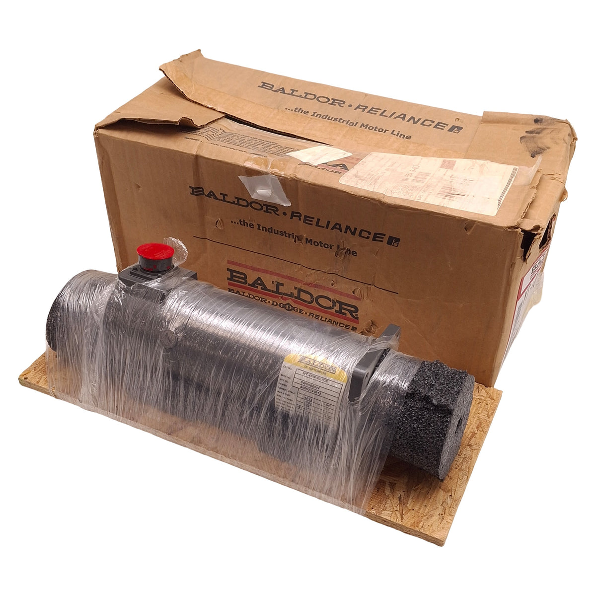 New Baldor MT-4090-BLYCE Servomotor, 40lb-in, 100VDC Bus, ø5/8in Shaft, 2300rpm