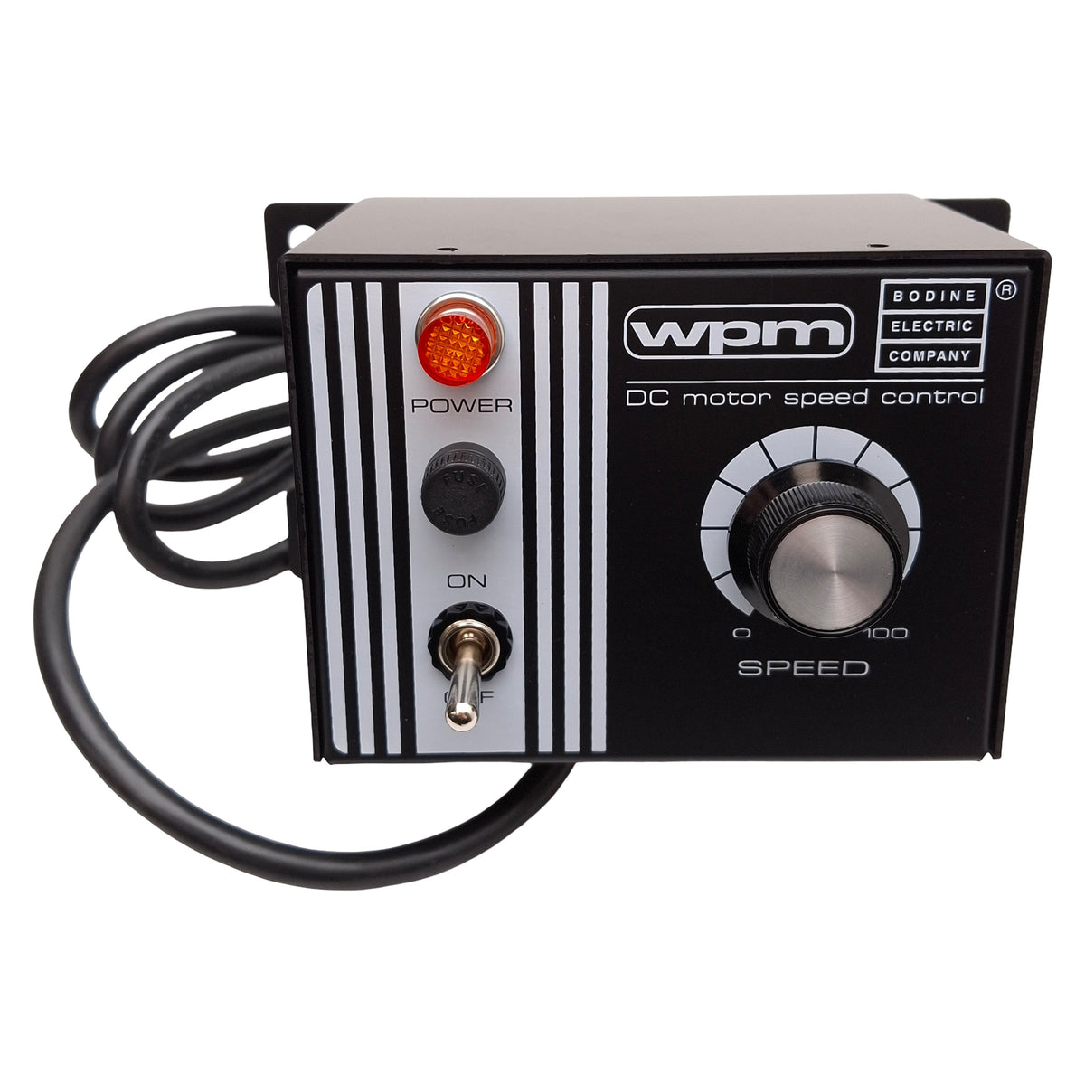 New Bodine WPM-2137E1 0791 DC Motor Speed Control, 7/16HP, 0-130VDC OUT, 115VAC IN