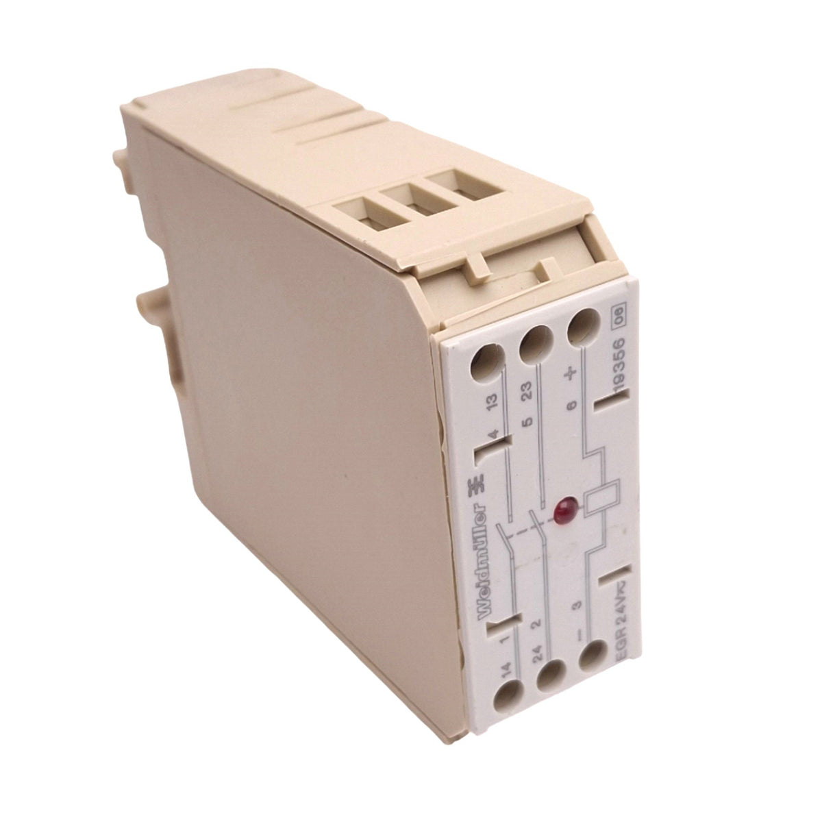 Used Weidmuller 19356 EGR24V Relay Coupling Module, 2NO, 2A Max, 24V AC/DC Coil