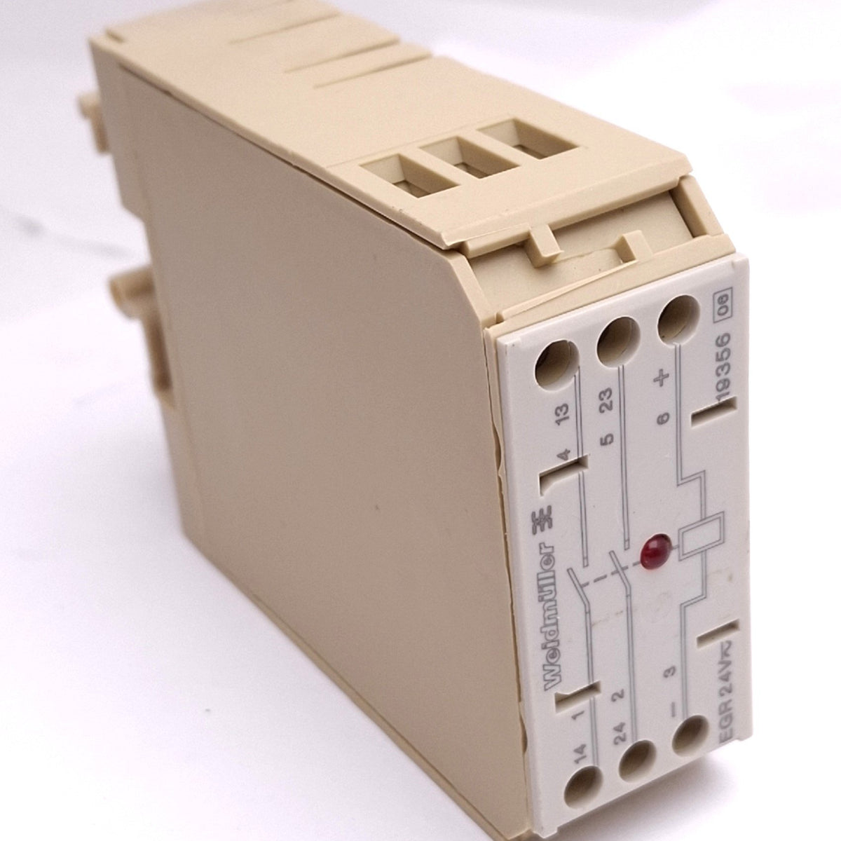 Used Weidmuller 19356 EGR24V Relay Coupling Module, 2NO, 2A Max, 24V AC/DC Coil