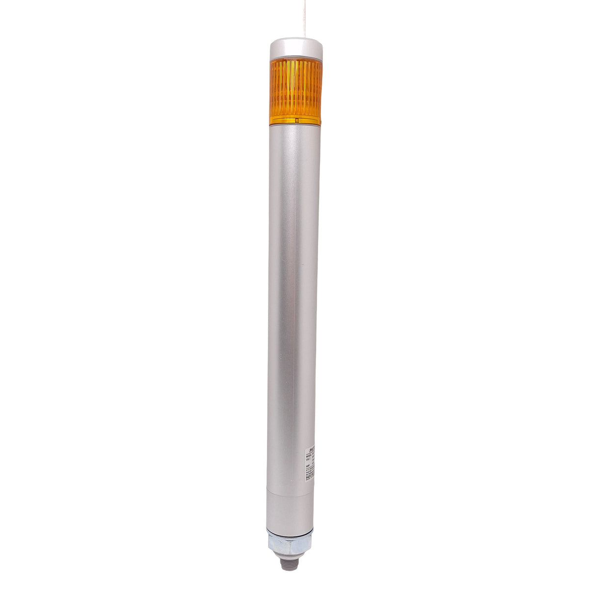New Patlite MP-102C-Y LED Signal Tower, 1-Tier, ø30mm, Amber, M12 4-Pin Male, 24VDC