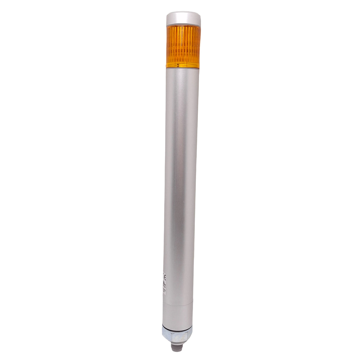 New Patlite MP-102C-Y LED Signal Tower, 1-Tier, ø30mm, Amber, M12 4-Pin Male, 24VDC