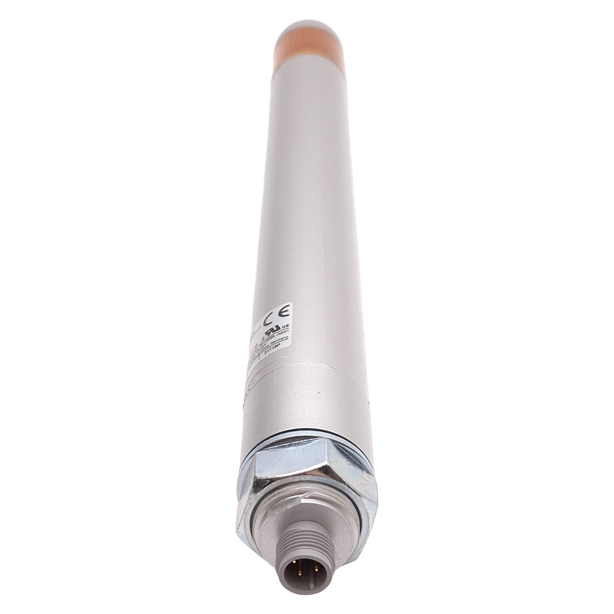 New Patlite MP-102C-Y LED Signal Tower, 1-Tier, ø30mm, Amber, M12 4-Pin Male, 24VDC