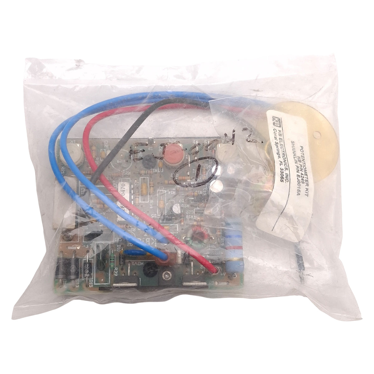 New KB KBIC-14PM 3414 DC Motor Speed Control, 0-90VDC 2.5A Output, 115VAC Input