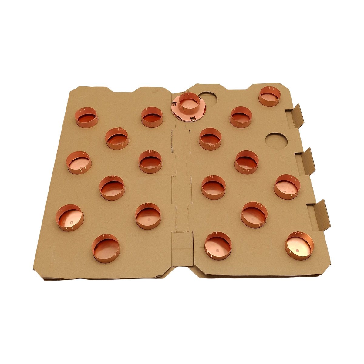 New – Open box Lot of 19 Senju 004-0612 Fire Sprinkler Cover Plates, White, 3.25in, 162°F