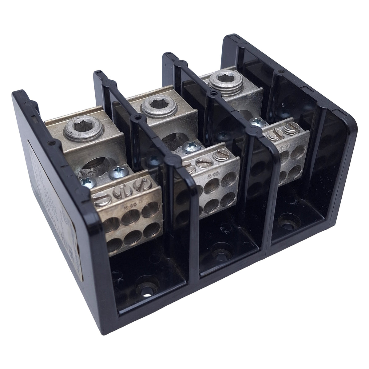 Used Allen Bradley 1492-PD3163 Power Distribution Block, 3-Pole, 335A, 1-Line 6-Load