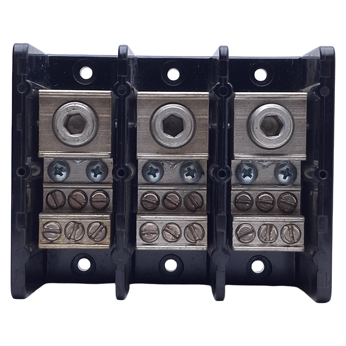 Used Allen Bradley 1492-PD3163 Power Distribution Block, 3-Pole, 335A, 1-Line 6-Load
