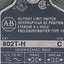 Used Allen Bradley 802T-H Oil Tight Spring Return Limit Switch, 10A, 120-600VAC