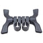 New – Open box Gem Instruments SHD-11 Heavy Duty Dual Handle Swivel Clamp, 1/2in x 1/2in