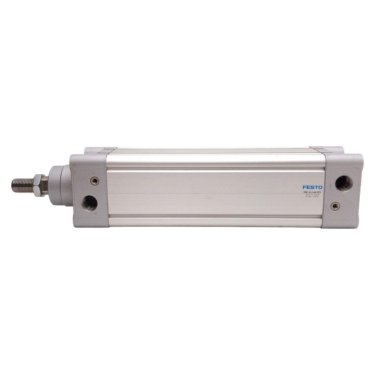 Used Festo DNC-63-160-PPV Pneumatic Cylinder, ø63mm Bore, 160mm Stroke, 12bar, G3/8