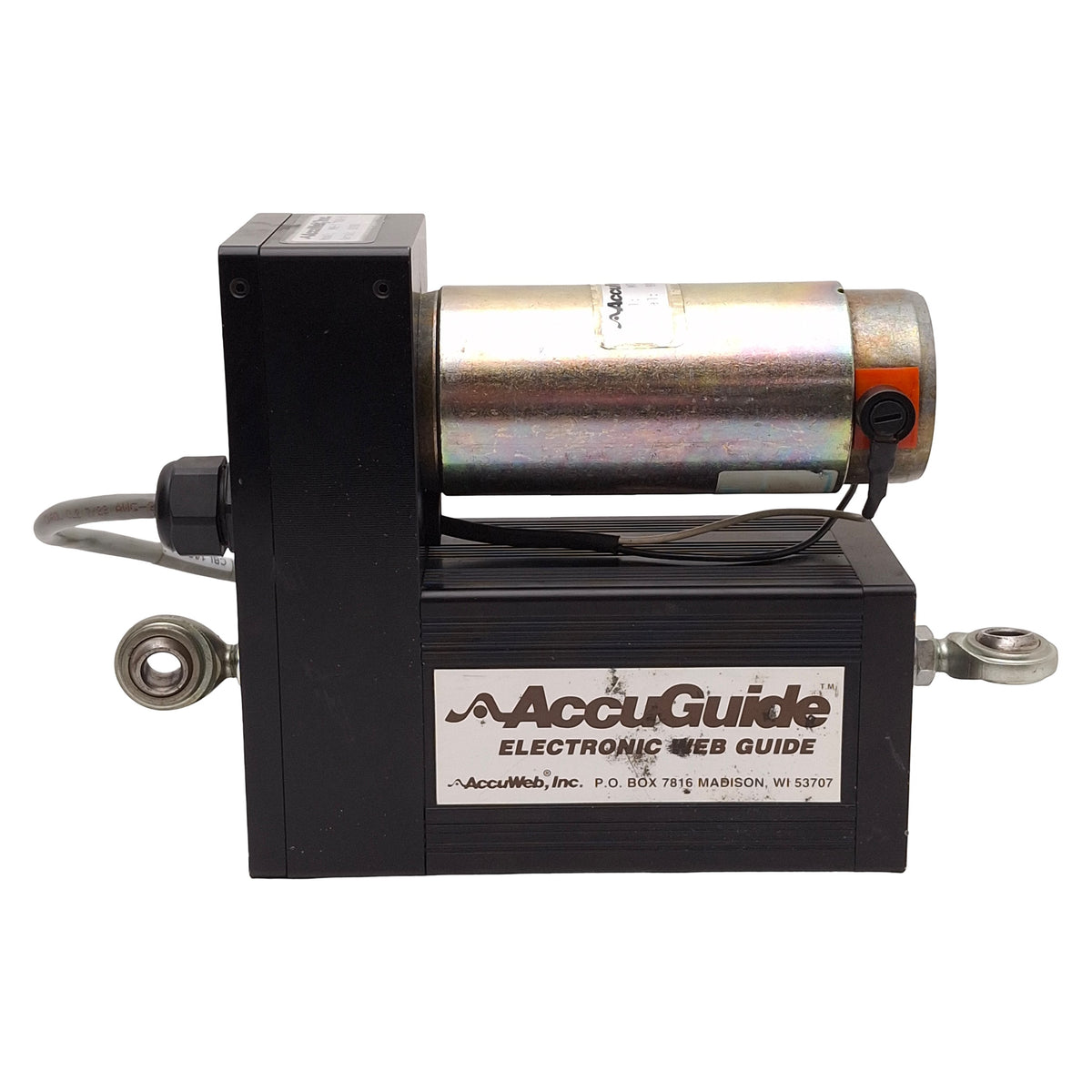 Used AccuWeb MME-1 7300-01 Web Guide Linear Actuator, 1/10HP, 1in Stroke, 48VDC