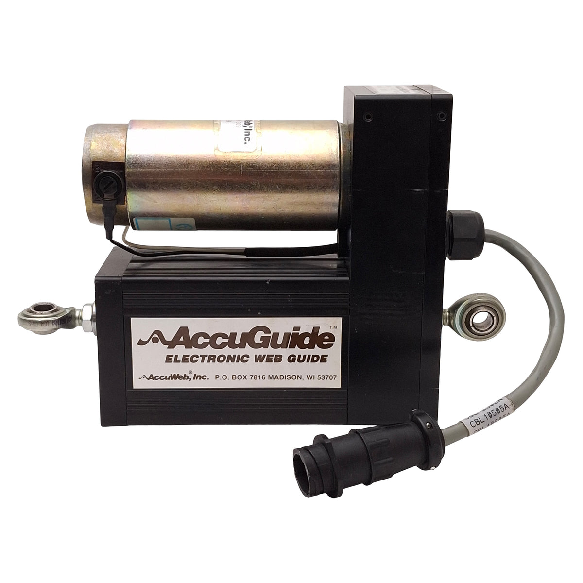 Used AccuWeb MME-1 7300-01 Web Guide Linear Actuator, 1/10HP, 1in Stroke, 48VDC