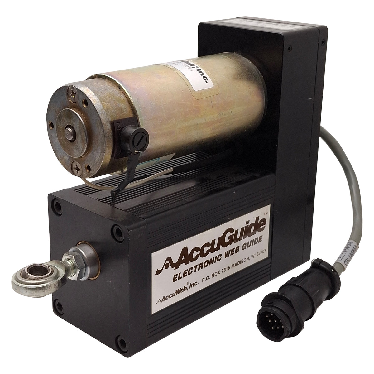 Used AccuWeb MME-1 7300-01 Web Guide Linear Actuator, 1/10HP, 1in Stroke, 48VDC