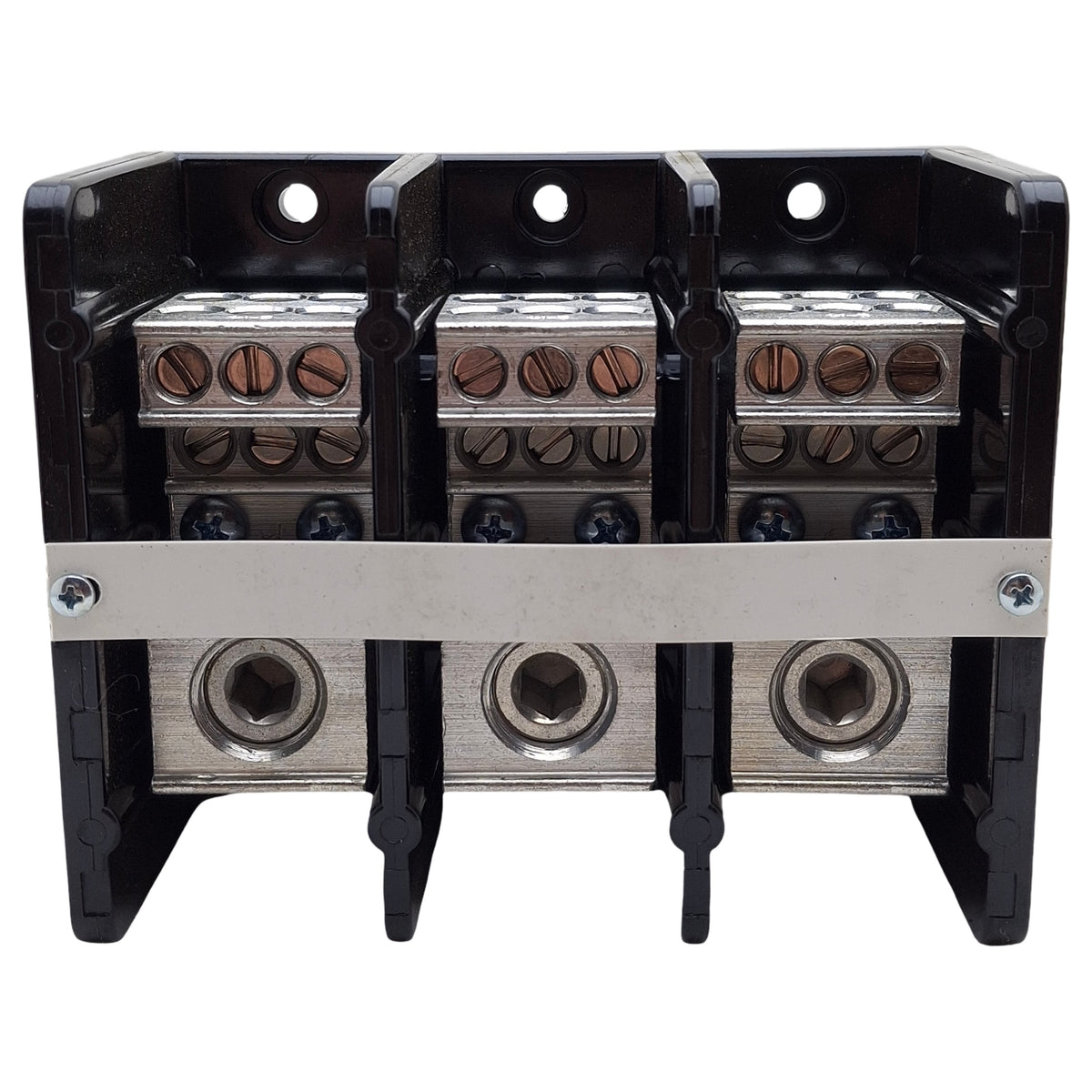 New Allen Bradley 1492-PD3163 Power Distribution Block, 3-Pole, 1-Line 6-Load 335A