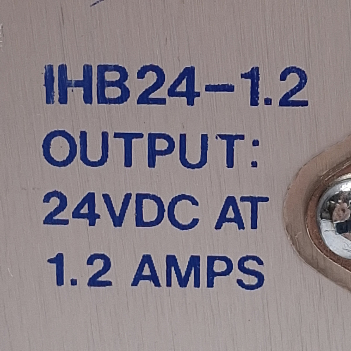 New International Power IHB24-1.2 Power Supply 100-240VAC Input, 24VDC @ 1.2A Output