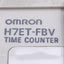 Used Omron H7ET-FBV Self-Powered Time Counter 7-Digit LCD, 24-240VAC/6-240VDC