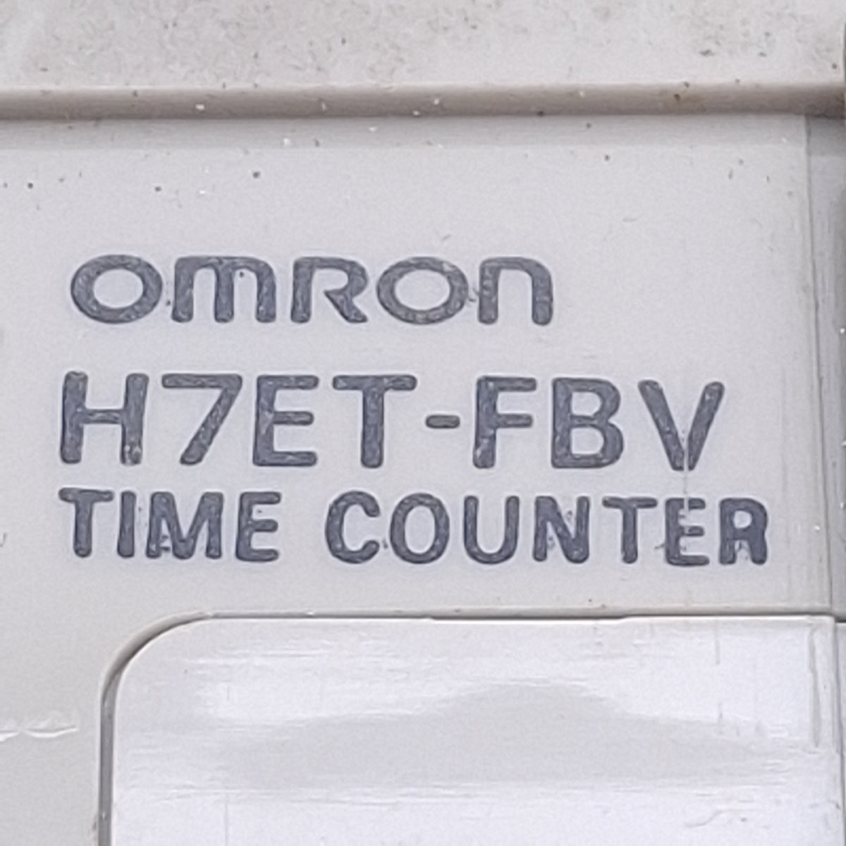 Used Omron H7ET-FBV Self-Powered Time Counter 7-Digit LCD, 24-240VAC/6-240VDC