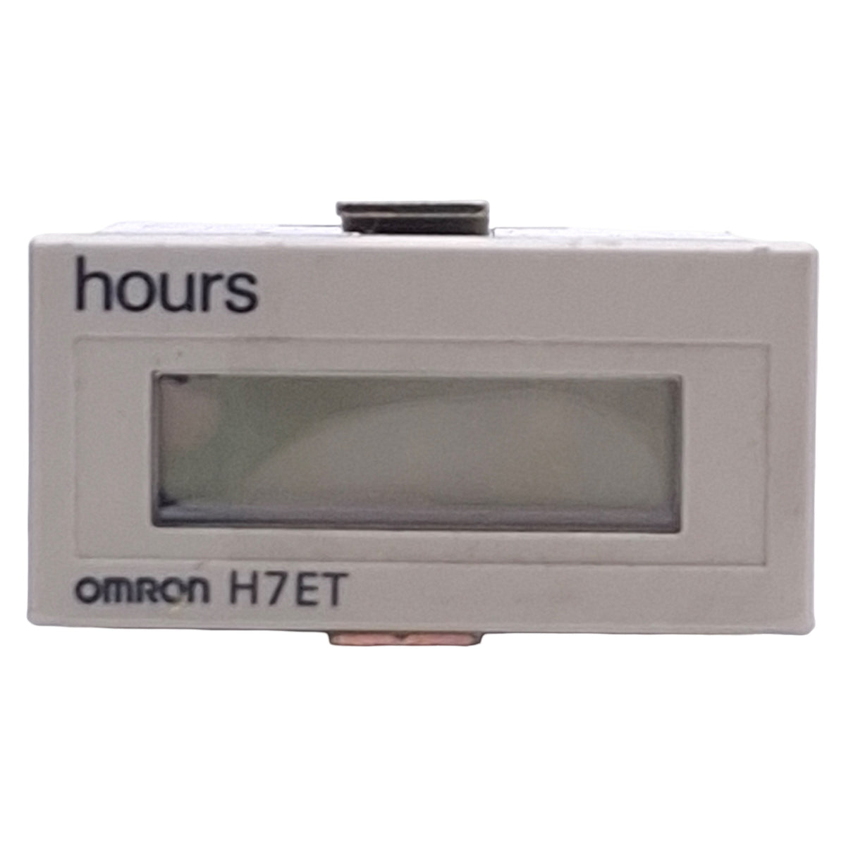 Used Omron H7ET-FBV Self-Powered Time Counter 7-Digit LCD, 24-240VAC/6-240VDC