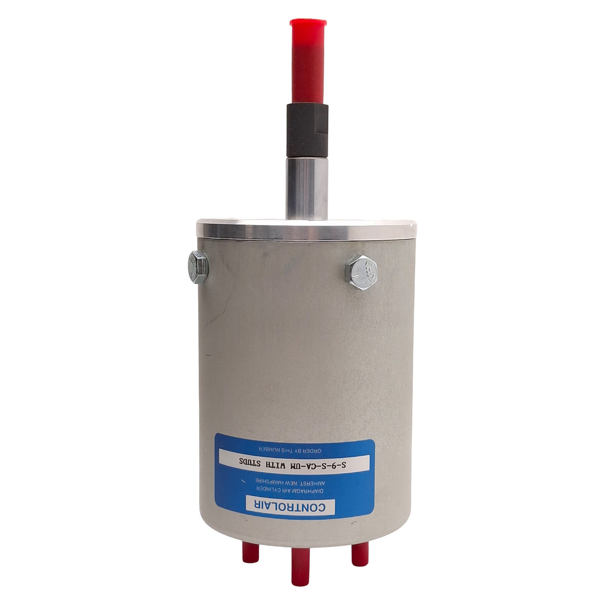 New Control Air S-9-S-CA-UM WITH STUDS Diaphragm Air Cylinder, 9in², 2.2in Stroke