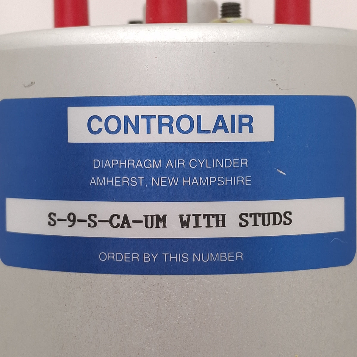 New Control Air S-9-S-CA-UM WITH STUDS Diaphragm Air Cylinder, 9in², 2.2in Stroke