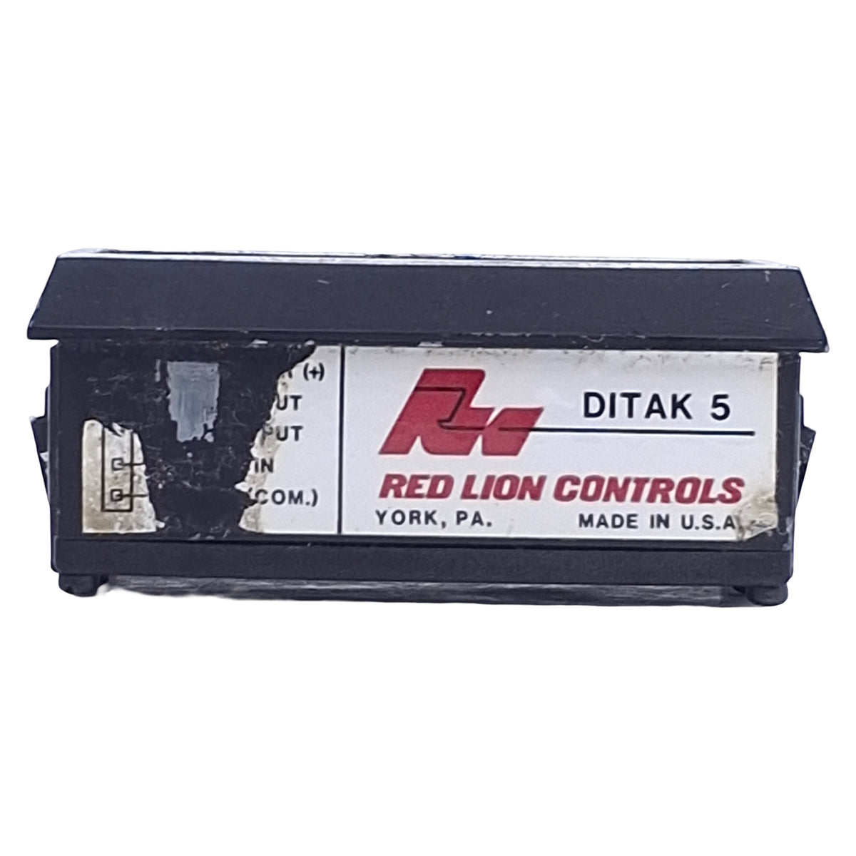 Used Red Lion DT500000 Ditak 5 Digital Tachometer 4-Digit LCD, 3 to 24VDC, 10KHz Max