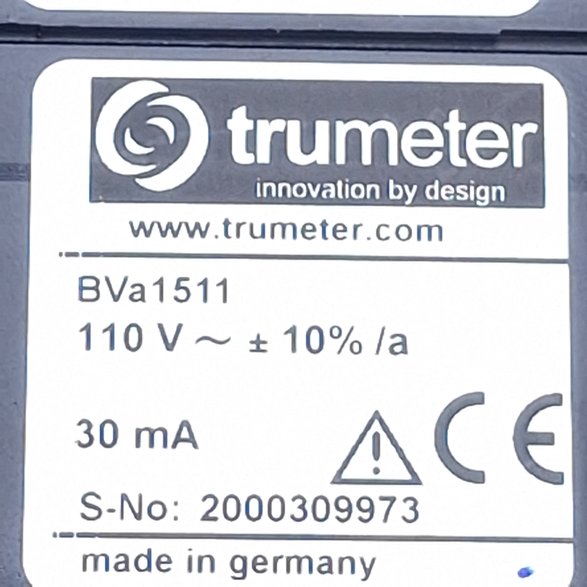 Used Trumeter BVA1511 Electro-Mechanical Preset Counter 5-Digit, 10CPS, 110VAC