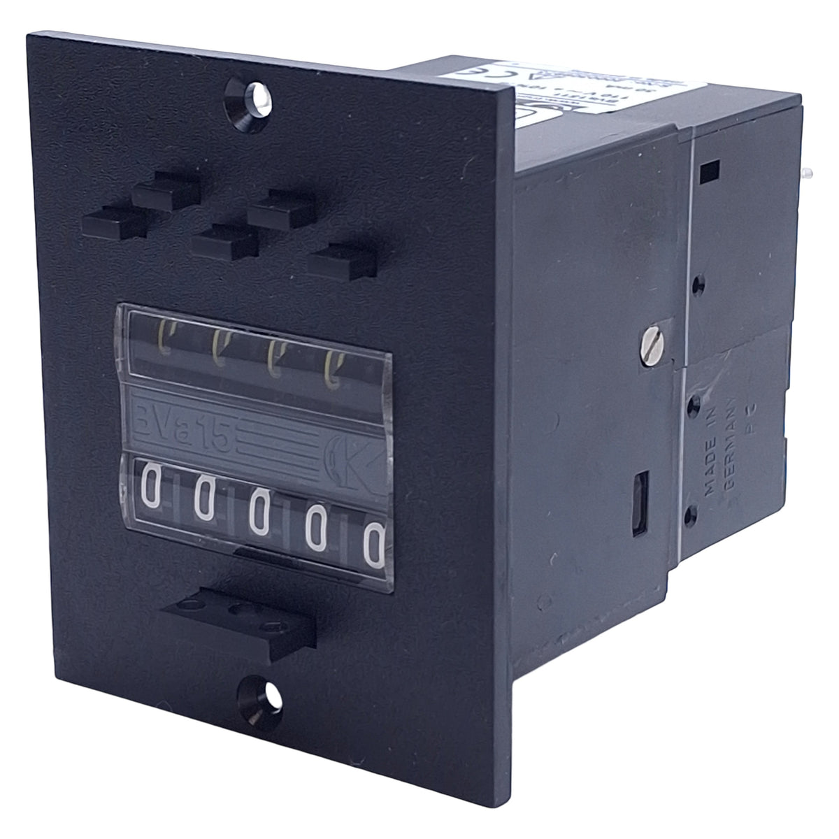 Used Trumeter BVA1511 Electro-Mechanical Preset Counter 5-Digit, 10CPS, 110VAC