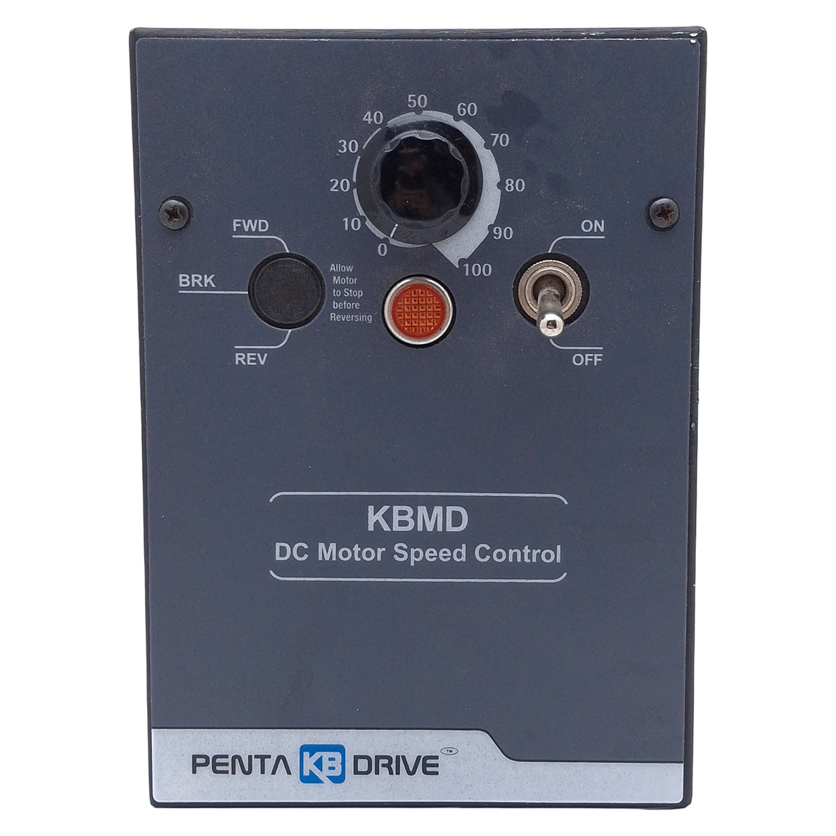 Used KB Electronics KBMD-240D DC Motor Speed Control, 1/2HP, 90/180VDC, 115/230VAC In