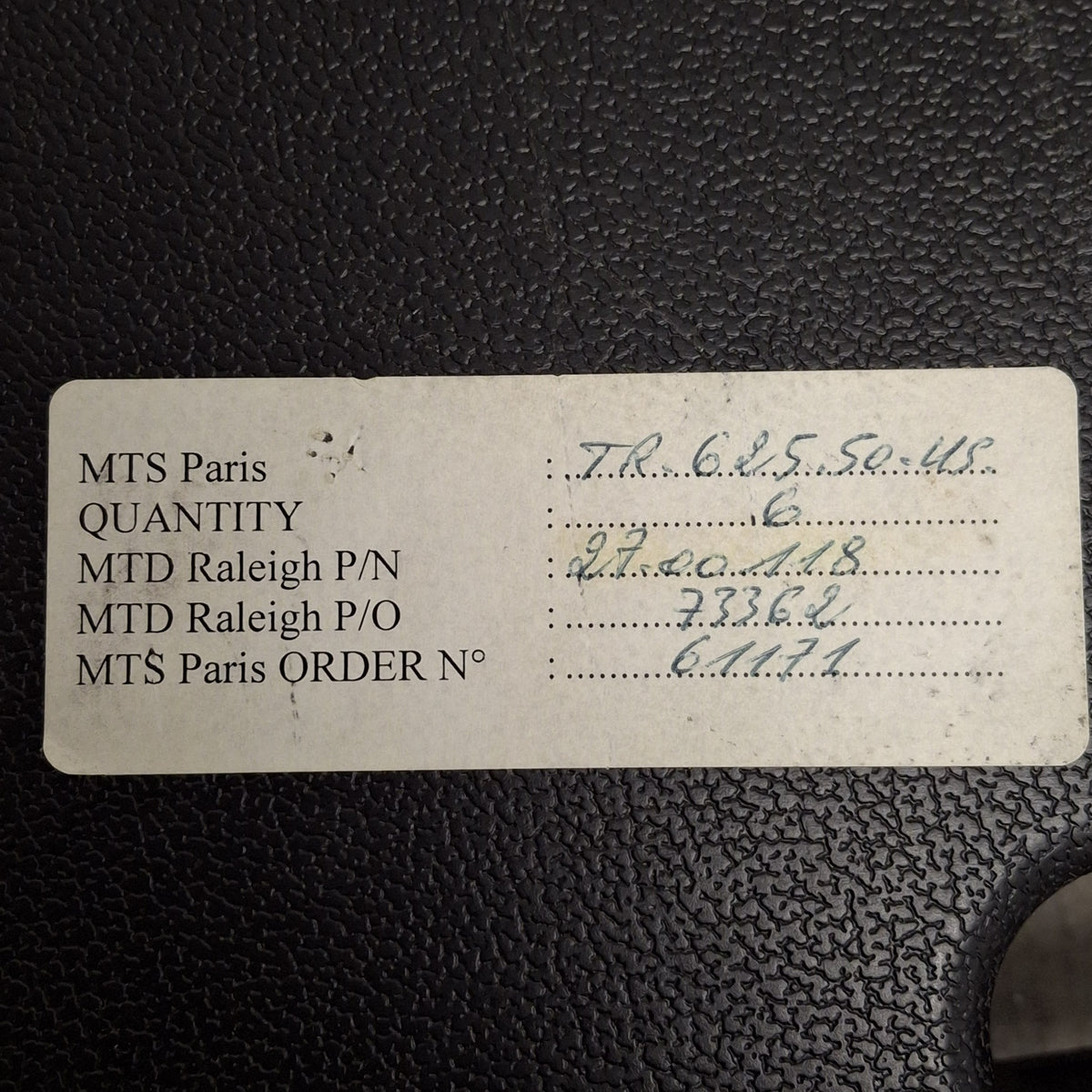 Used MTS Systems 27.00118 Load Cell Pull Tester w/ Case, 50N Capacity, DB15, 2mV/V
