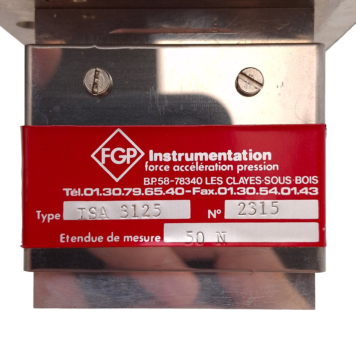 Used MTS Systems 27.00118 Load Cell Pull Tester w/ Case, 50N Capacity, DB15, 2mV/V