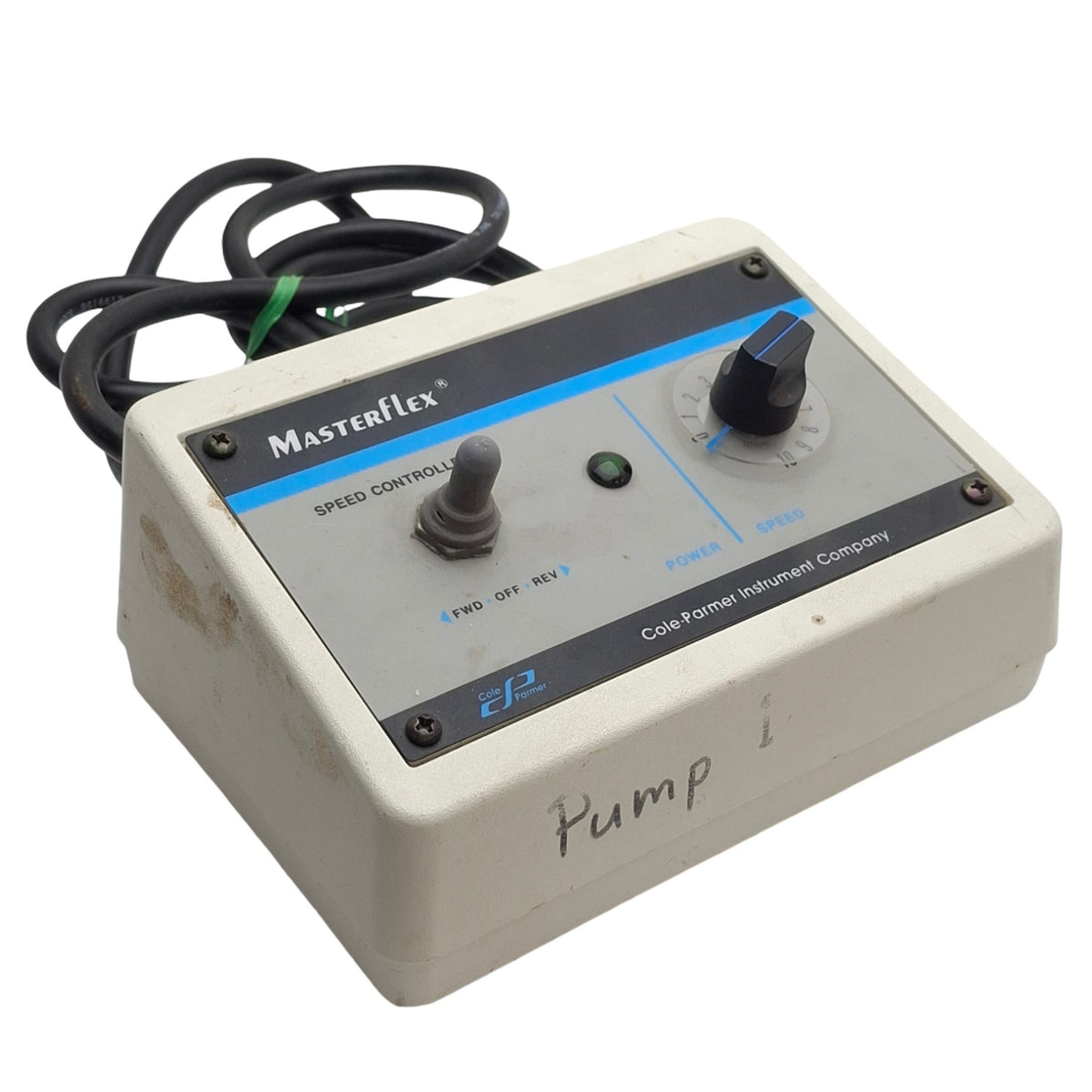 Used Cole Parmer 7553-71 Masterflex L/S Peristaltic Pump Drive, 1/10HP, 90VDC, 115VAC