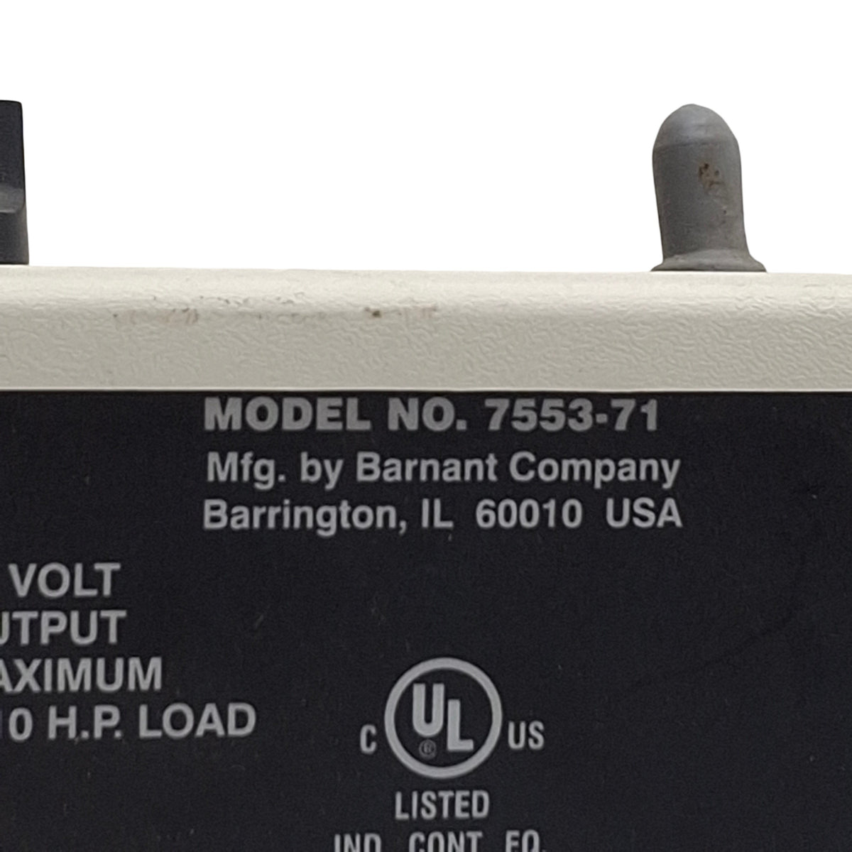 Used Cole Parmer 7553-71 Masterflex L/S Peristaltic Pump Drive, 1/10HP, 90VDC, 115VAC