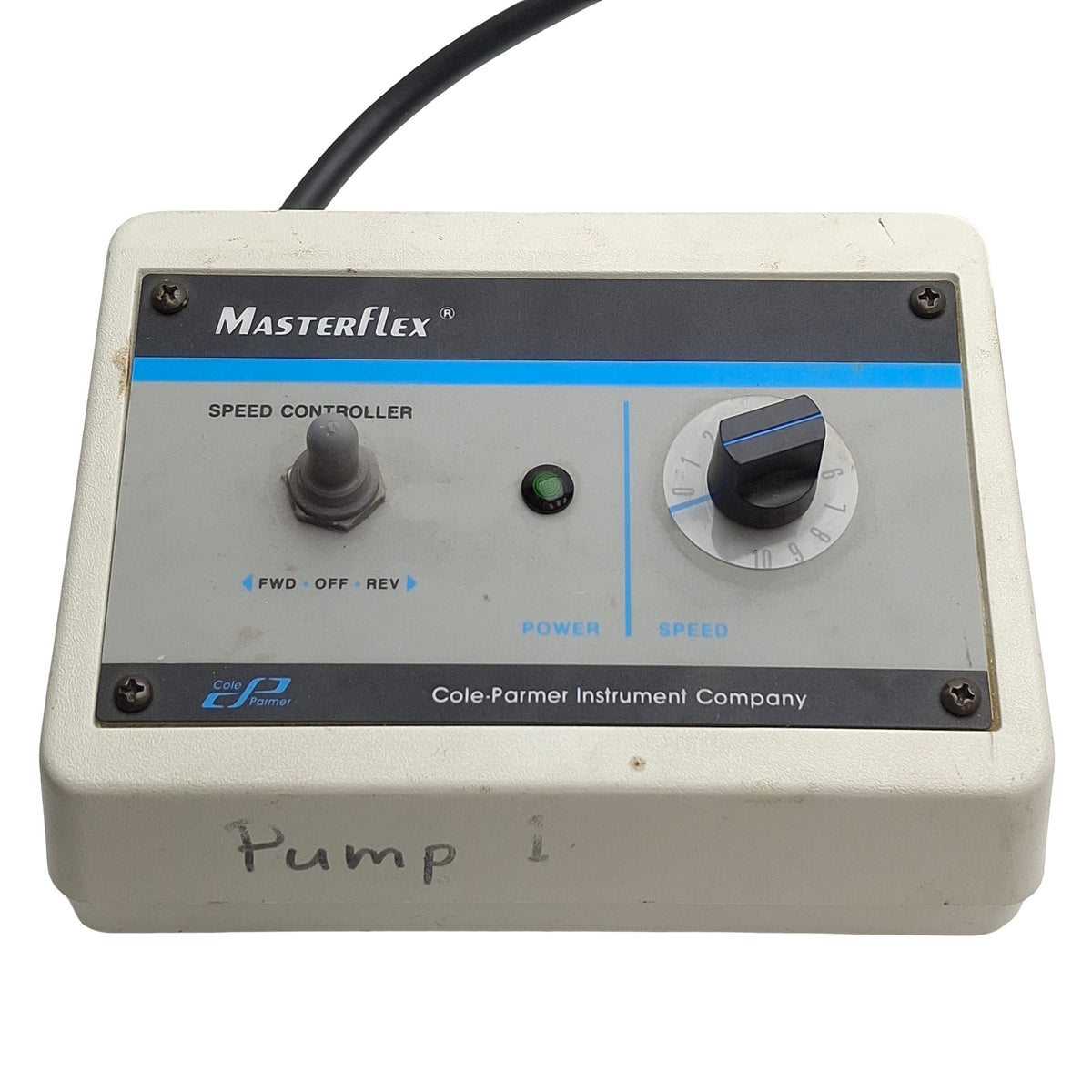 Used Cole Parmer 7553-71 Masterflex L/S Peristaltic Pump Drive, 1/10HP, 90VDC, 115VAC