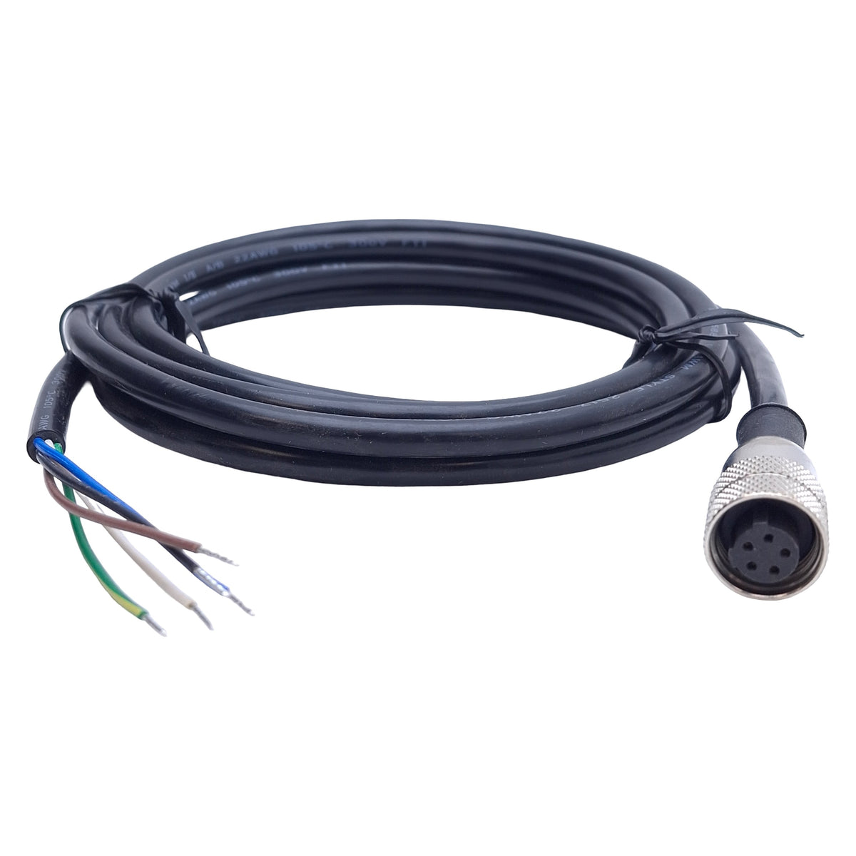 New – Open box Banner MQDC-506 Single-Ended MICRO Cordset 5-Pin Female to Flying Leads, 2m