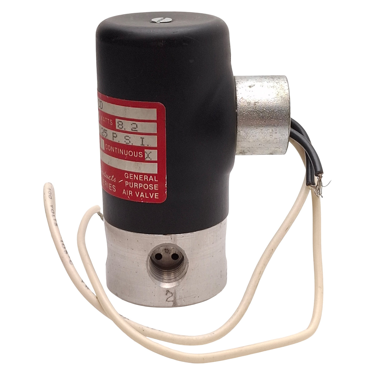 Used Humphrey 062-4E2-CD Tyna-Myte Solenoid Valve, 4-Way, 30-125psi, 120VAC Coils