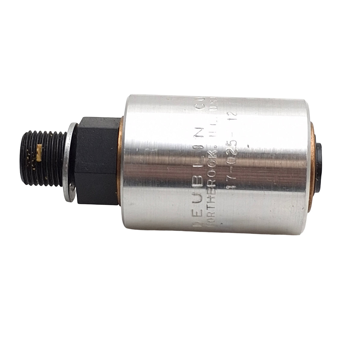 Used Deublin 17-025-12 Low Speed Union, 5/8-18UNF RH, 1/4in NPT, -0.95 to 10 bar Air