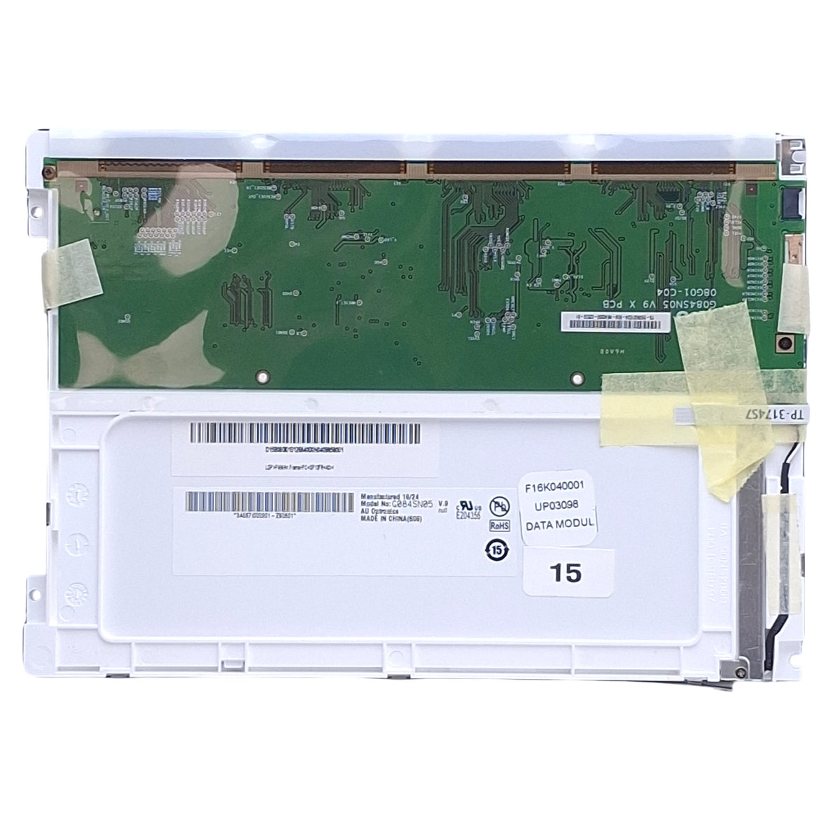 New – Open box AUO G084SN05 V.9 Display Module 8.4in TFT-LED, 800x600 Resolution, 4:3 Ratio