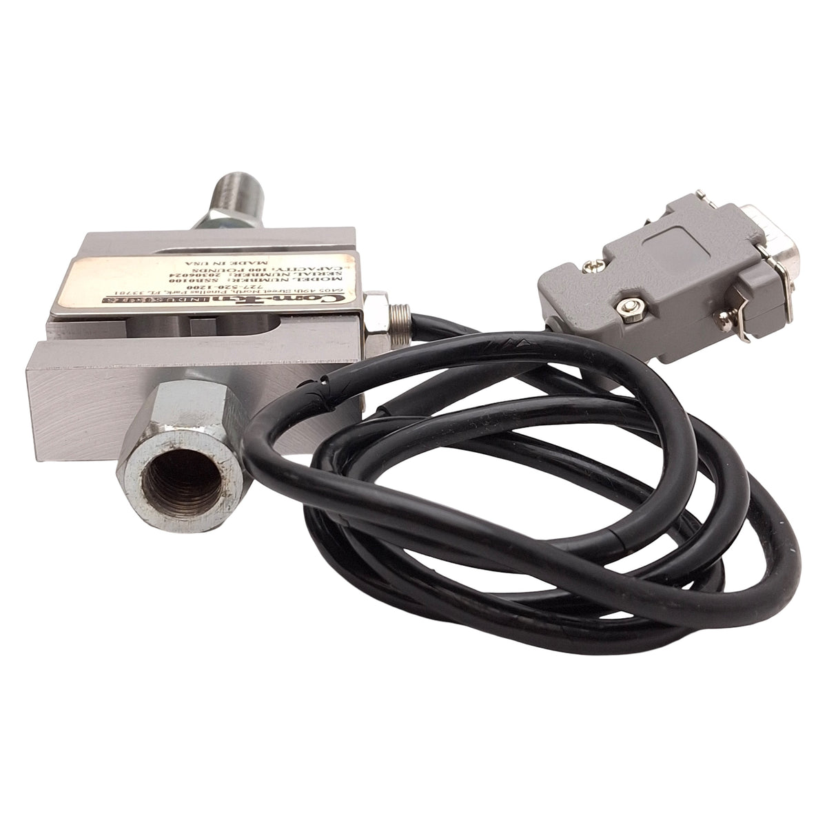Used Com-Ten Industries SSB0100 S-Beam Load Cell, 100lbs Capacity, ±0.05%, HD15 Male