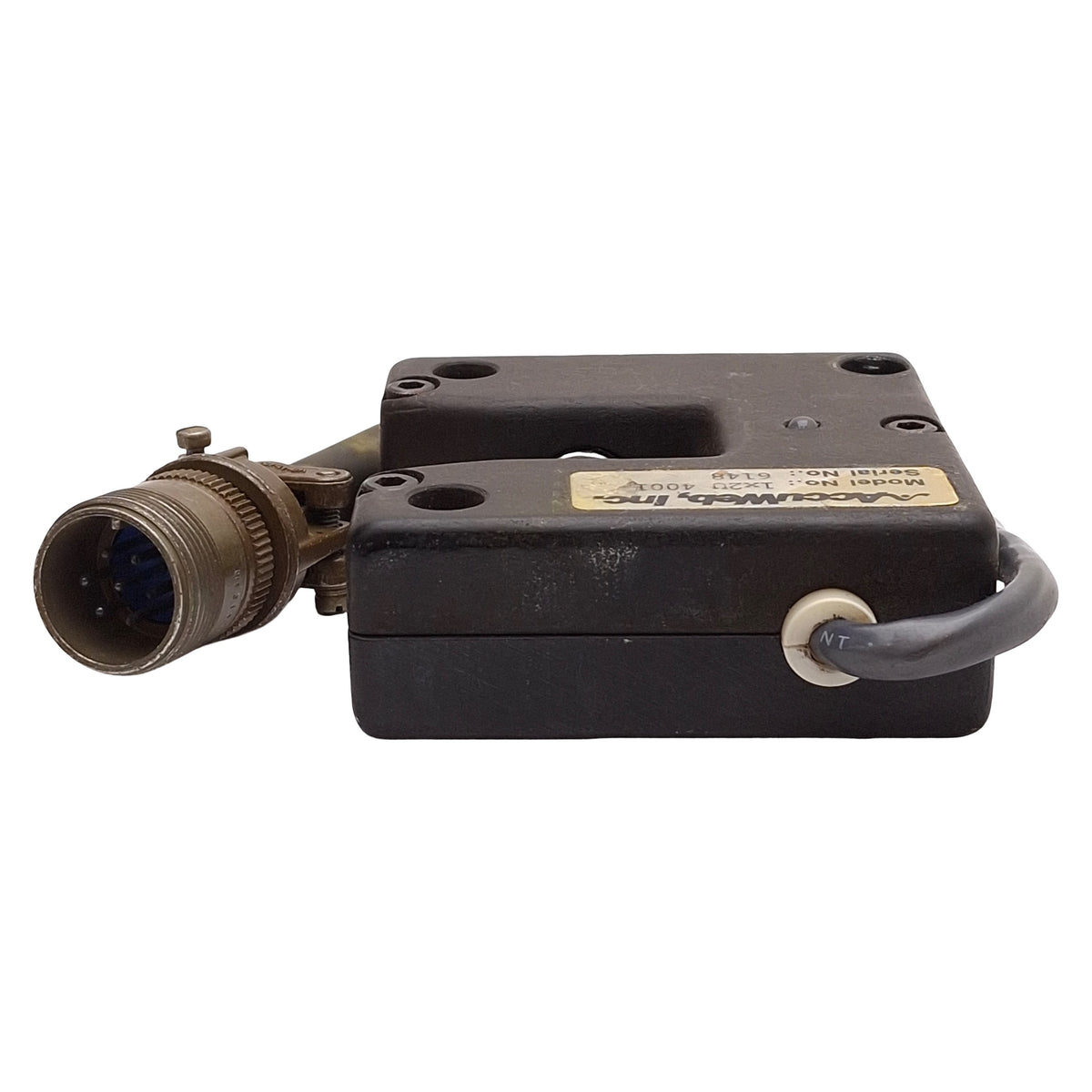 Used AccuWeb 1X2U 4001 Compensated Ultrasonic Edge Detector, 1in x 2in Throat