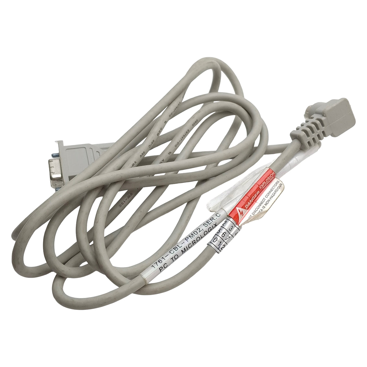 Used Allen Bradley 1761-CBL-PM02 Ser C PC to MicroLogix Communication PLC Cable AIC+