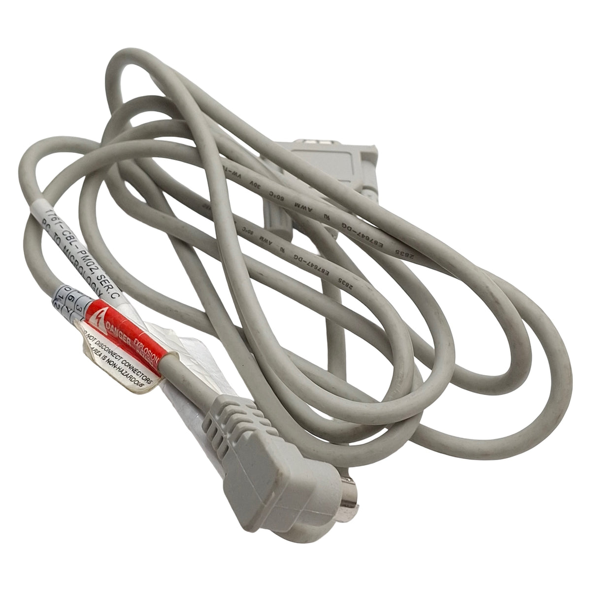Used Allen Bradley 1761-CBL-PM02 Ser C PC to MicroLogix Communication PLC Cable AIC+