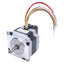 Used Anaheim Automation 23Y002D-LW8-02 Stepper Motor, NEMA 23, 8.1V 0.7A, 76oz-in