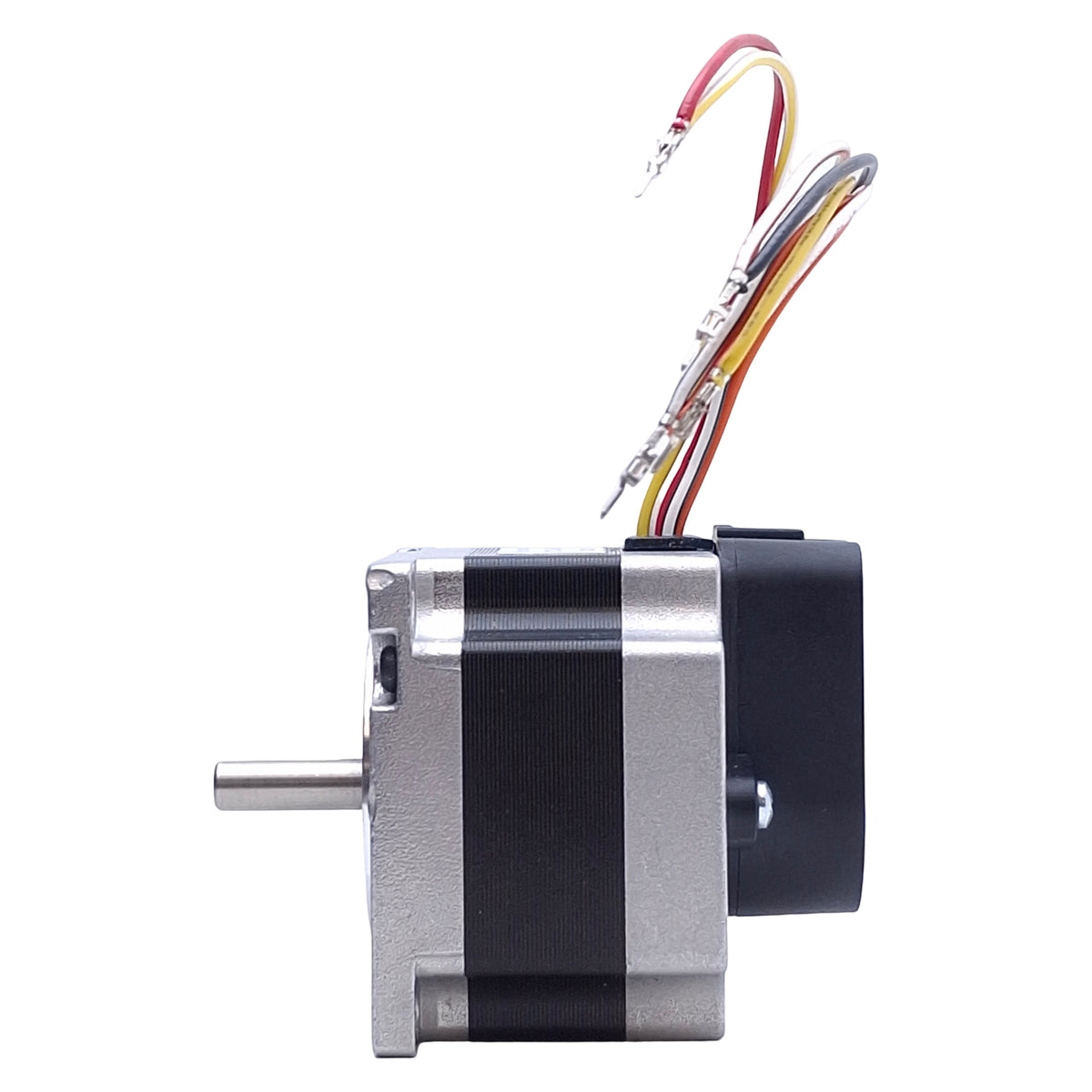 Used Anaheim Automation 23Y002D-LW8-02 Stepper Motor, NEMA 23, 8.1V 0.7A, 76oz-in